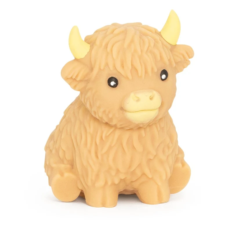 Keycraft Squishy Highland Cow Soft Sensory Toy