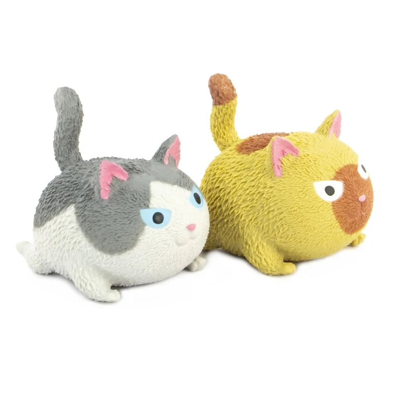 Keycraft Squidgy Cat Soft Novelty Fidget Toy For Stress Relief