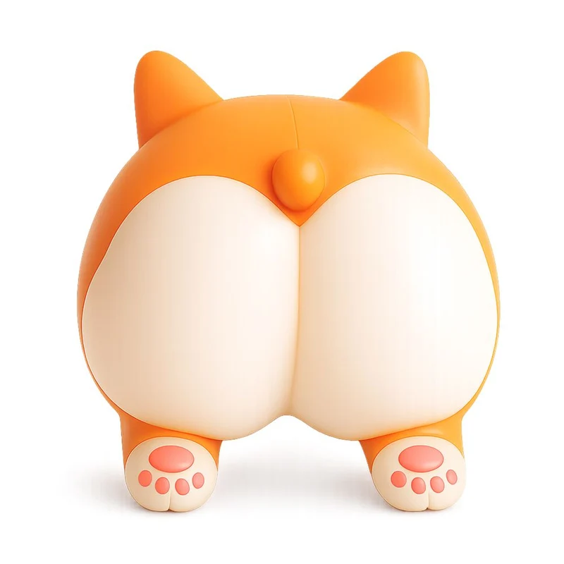 Keycraft The Big Squij Corgi Butt Slow-Rise Squishy Toy