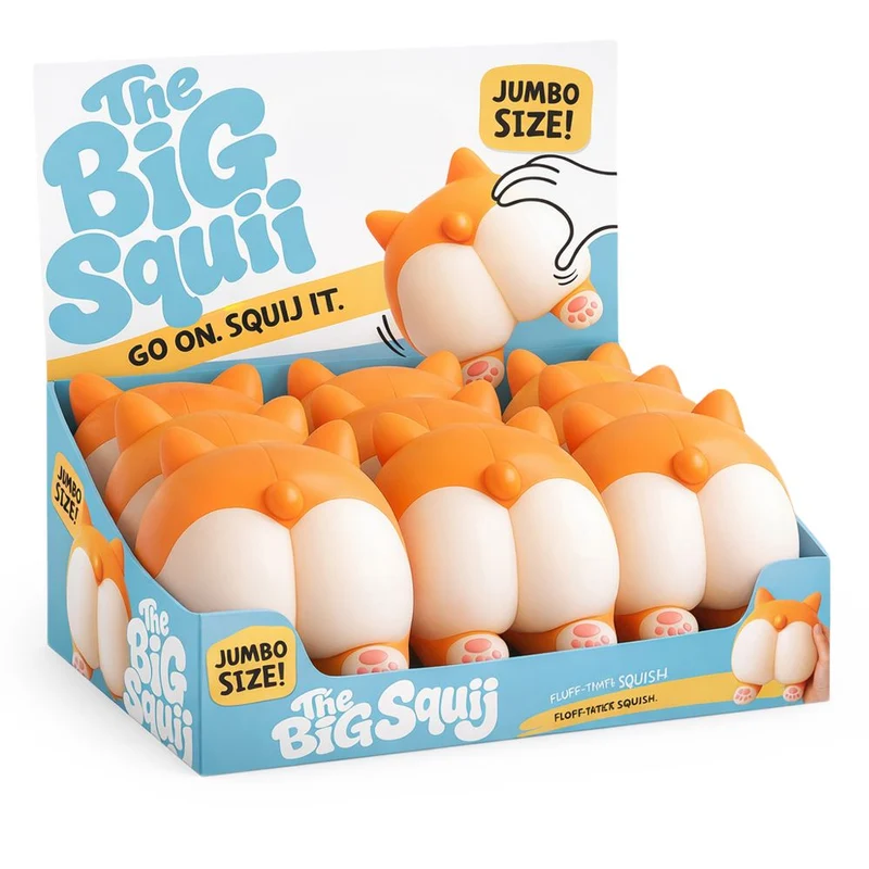 Keycraft The Big Squij Corgi Butt Slow-Rise Squishy Toy