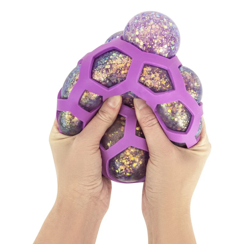 Keycraft Jumbo Squishy Cosmic Ball Glitter Sensory Toy