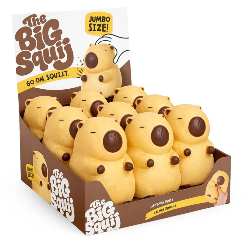 The Big Squij Capybara Jumbo Slow-Rise Squishy Toy