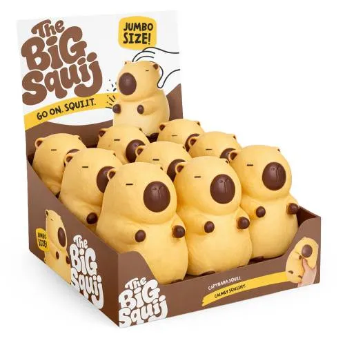 The Big Squij Capybara Jumbo Slow-Rise Squishy Toy