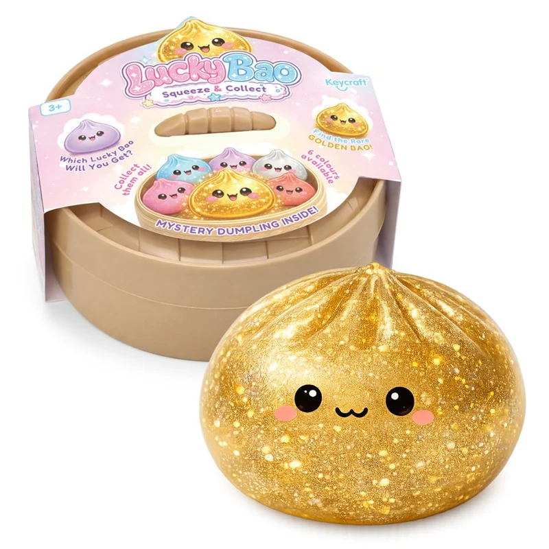 Keycraft Lucky Bao Mystery Squishy Dumpling Collectible Toy