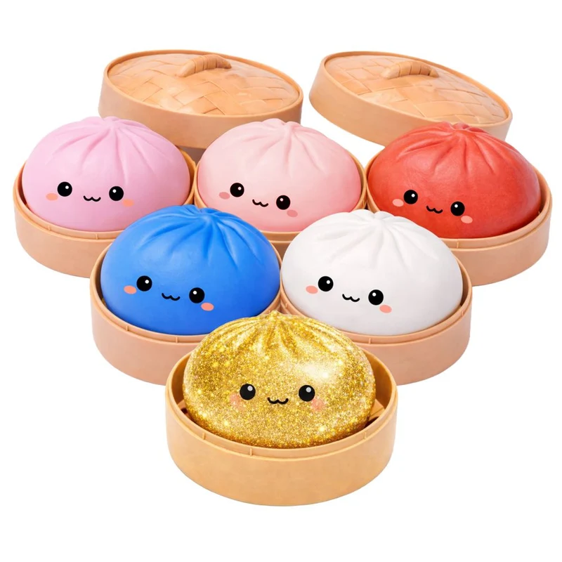Keycraft Lucky Bao Mystery Squishy Dumpling Collectible Toy