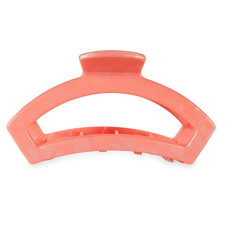 Teleties Open Large Claw Hair Clip Dreamsicle