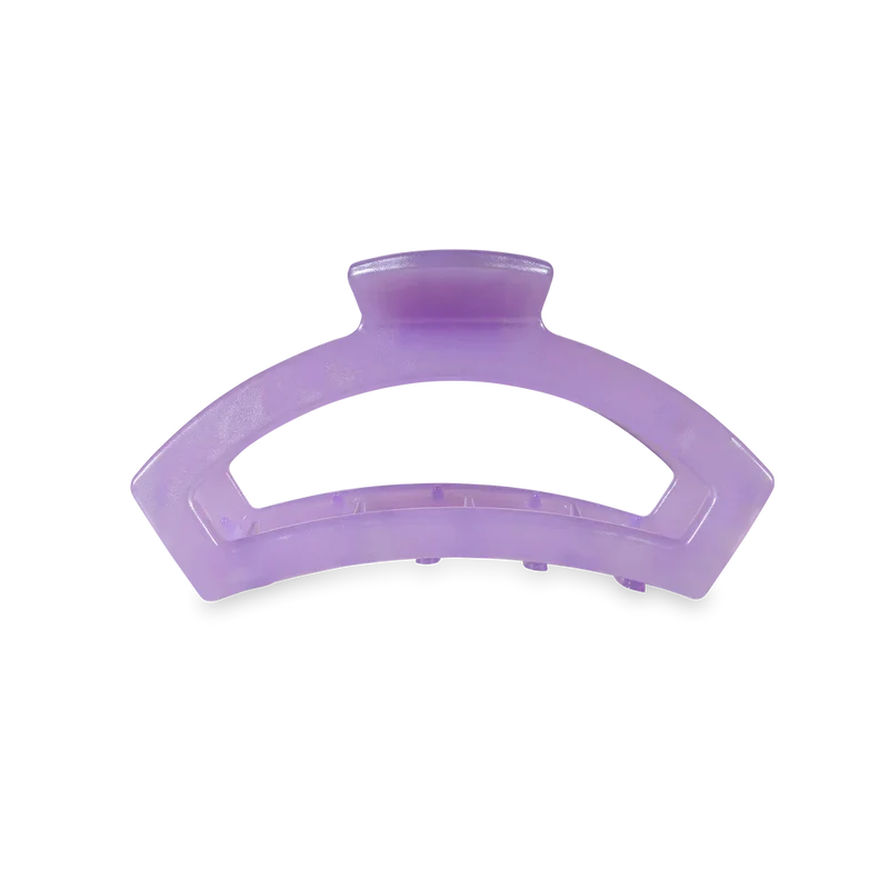 Teleties Open Claw Clip Lavender Mist Small