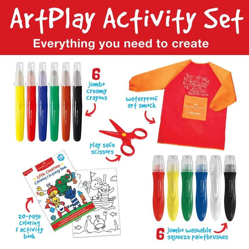 Faber-Castell Little Creatives ArtPlay Activity Set for Kids