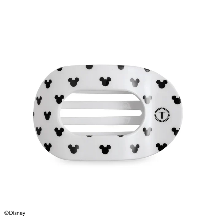 Teleties The Iconic Mickey Mouse Flat Oval Hair Clip Medium