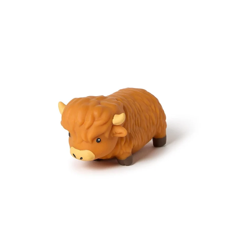 Two's Company Highland Cow Stretch & Mold Toy 24 Piece Set