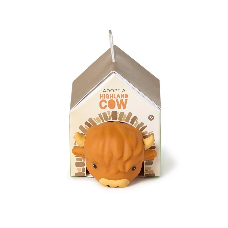 Two's Company Highland Cow Stretch & Mold Toy 24 Piece Set