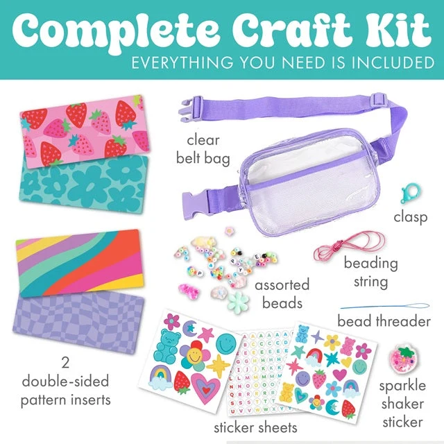 Creativity for Kids Chic Boutique DIY Belt Bag Accessories Kit