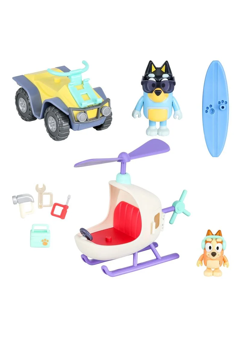 Bluey Series 9 Vehicles and Figures Assortment Play Set
