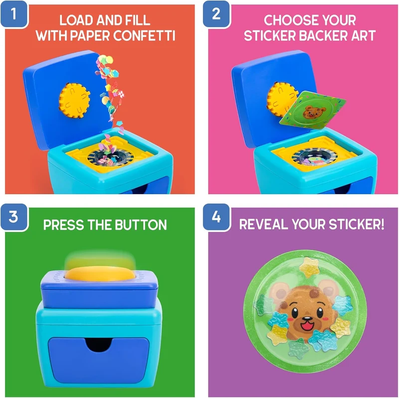 Educational Insights 3D Sticker Maker Machine DIY Shaker Craft Kit