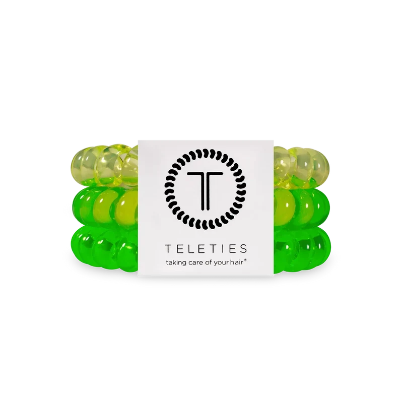 Teleties Large Hair Ties Pack of 3 Glow For It
