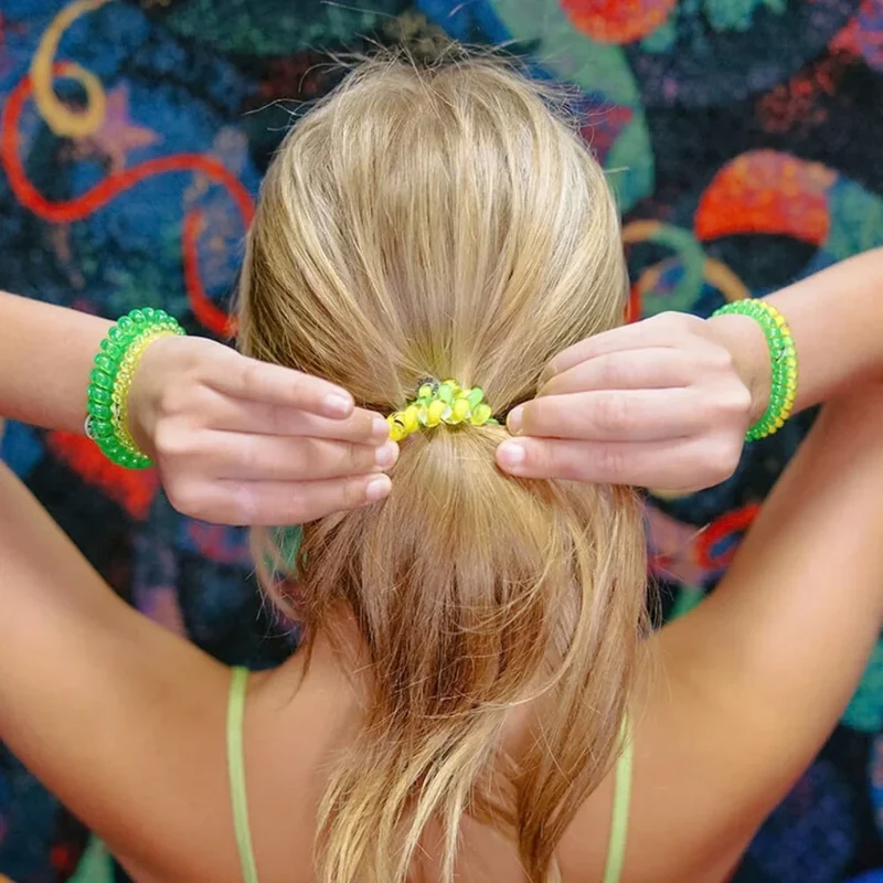 Teleties Large Hair Ties Pack of 3 Glow For It