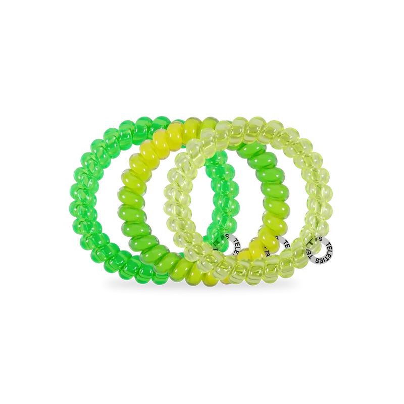 Teleties Large Hair Ties Pack of 3 Glow For It
