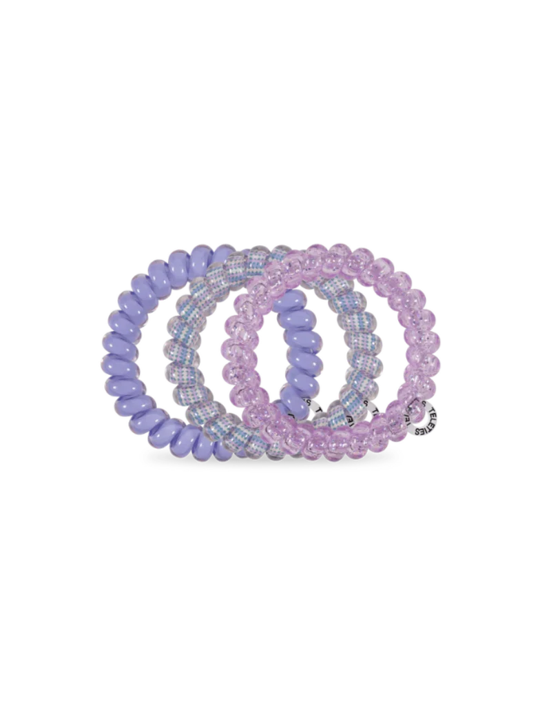 TELETIES Large Hair Ties Lavender Mist 3 Pack