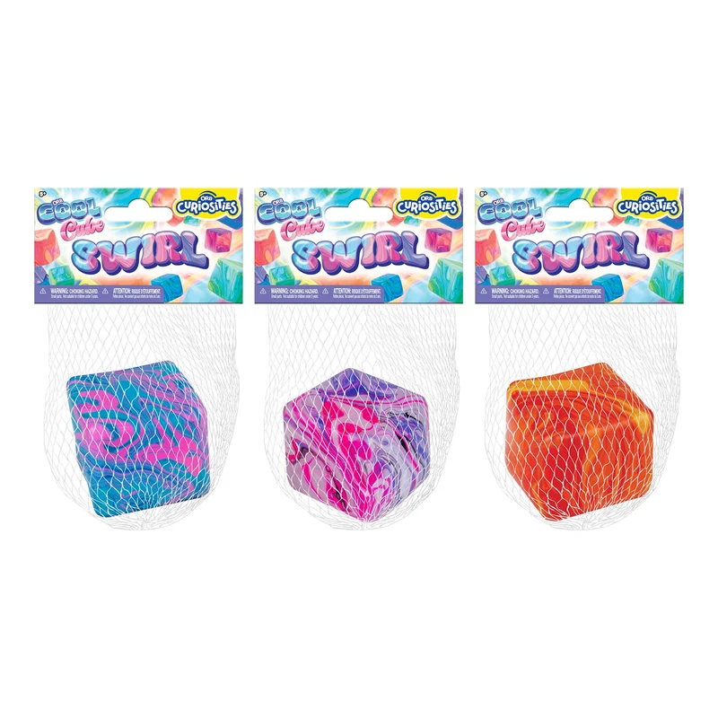 Orb Toys Cool Cube Swirls Sensory Squishy Toy Assorted