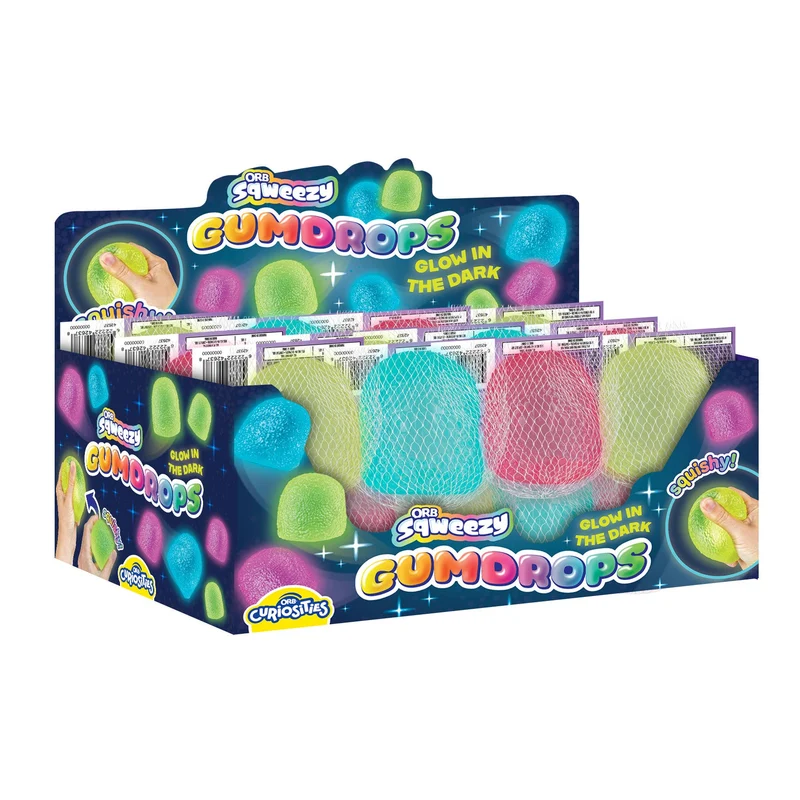 Orb Toys Glow in the Dark Gumdrops Sensory Squishy Toy