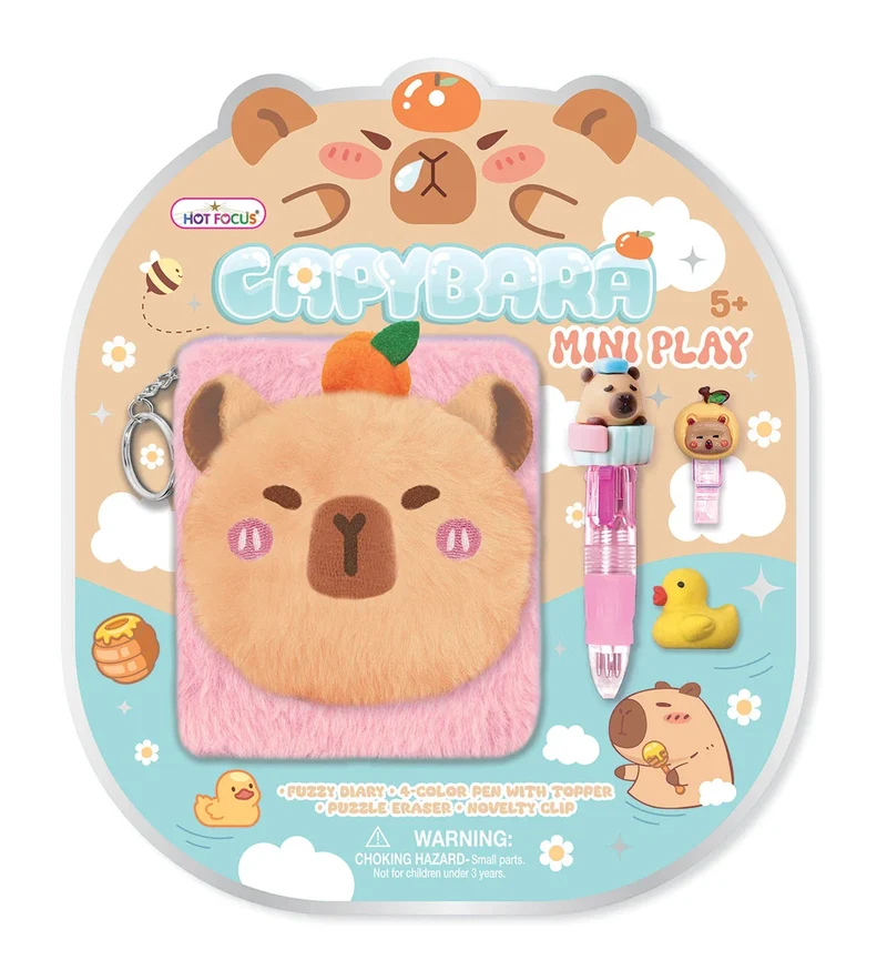 Hot Focus Capybara Kawaii Mini Play Creative Toy Set