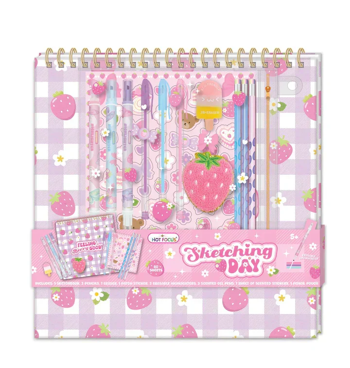 Hot Focus Cherry Mega Sketching Fun Creative Art Set