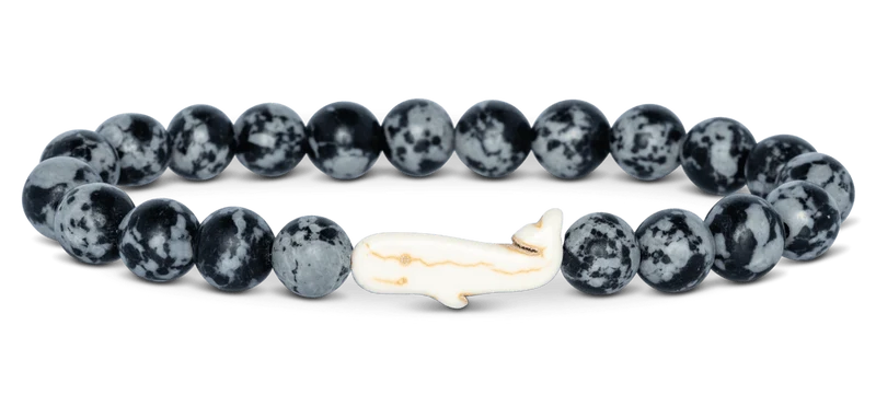 Fahlo Whale Ocelli Stone Bracelet with Interactive Tracking Map
