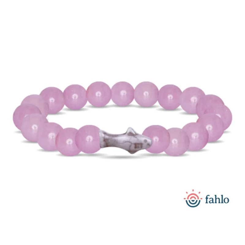 Fahlo The Voyage Shark Glow-in-the-Dark Tracking Bracelet - Lilac