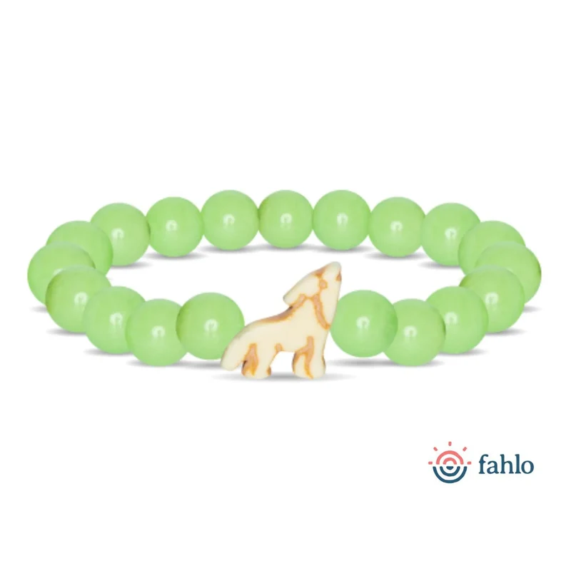 Fahlo The Scout Wolf Glow in the Dark Tracking Bracelet
