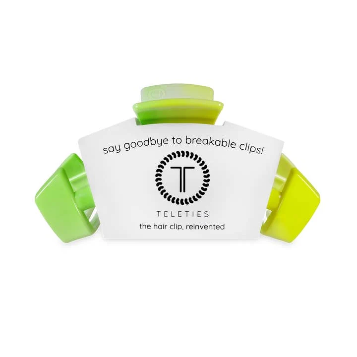 TELETIES Classic Medium Claw Hair Clip Glow For It