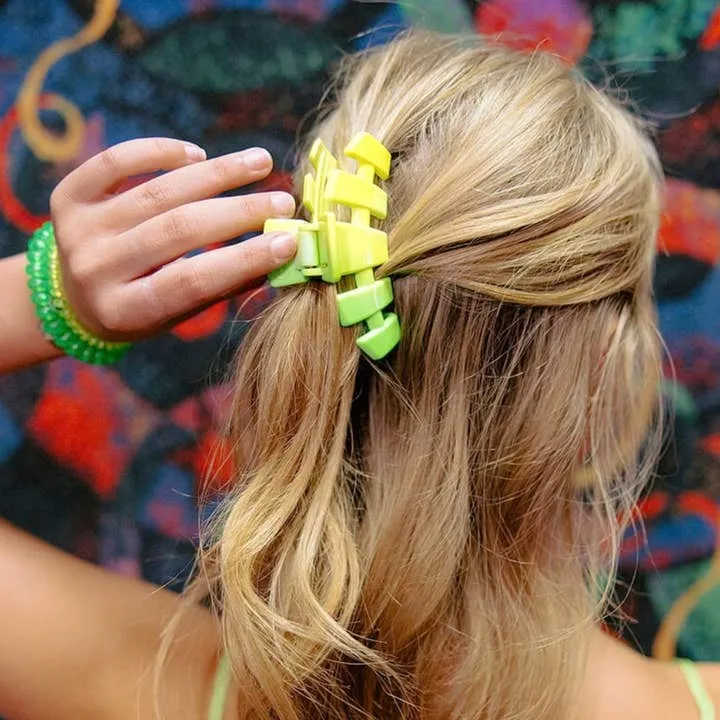 TELETIES Classic Medium Claw Hair Clip Glow For It