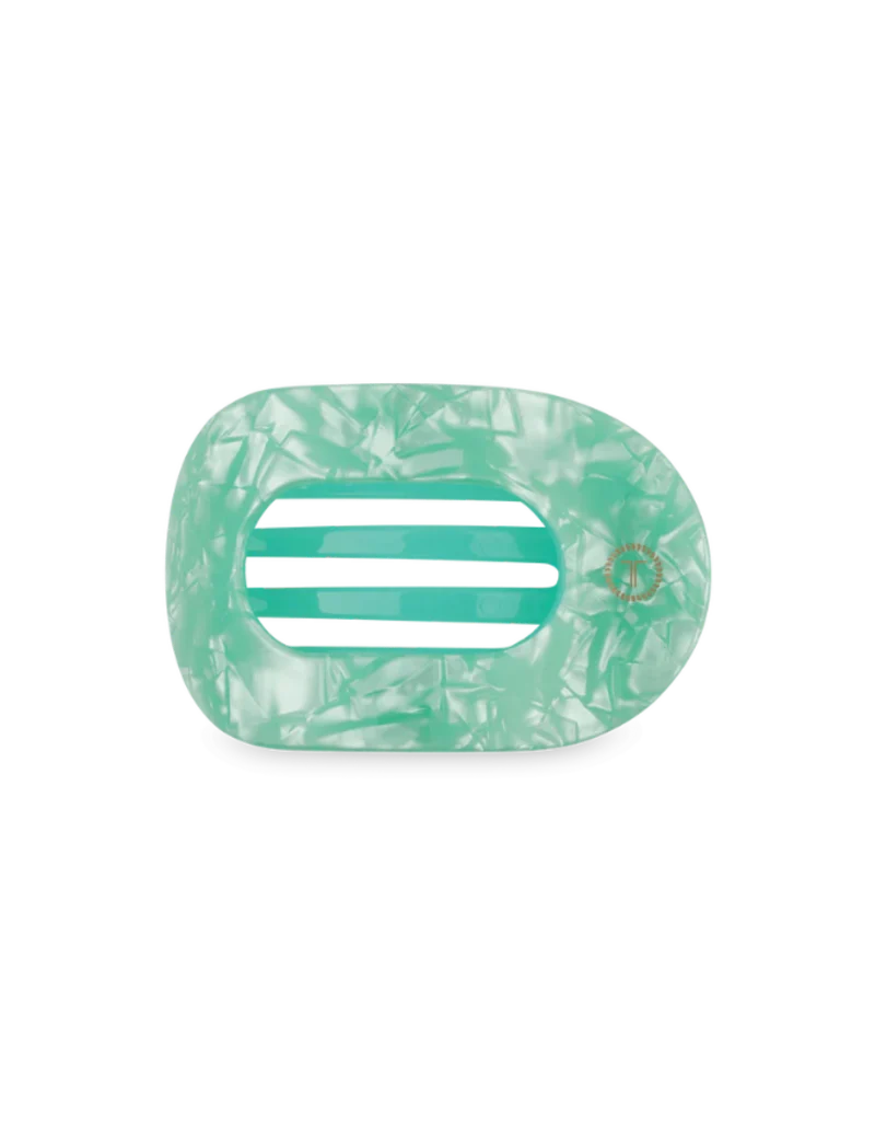 Teleties Spring Splash Large Flat Round Hair Clip