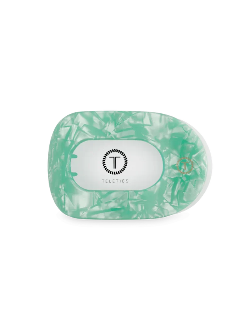 Teleties Spring Splash Medium Flat Round Hair Clip