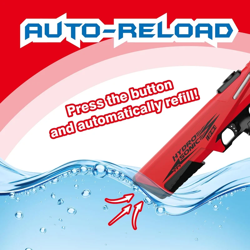 Wave Runner Hydrosonic Electric Water Gun Dual Mode Automatic Refill