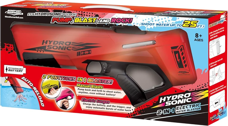 Wave Runner Hydrosonic Electric Water Gun Dual Mode Automatic Refill