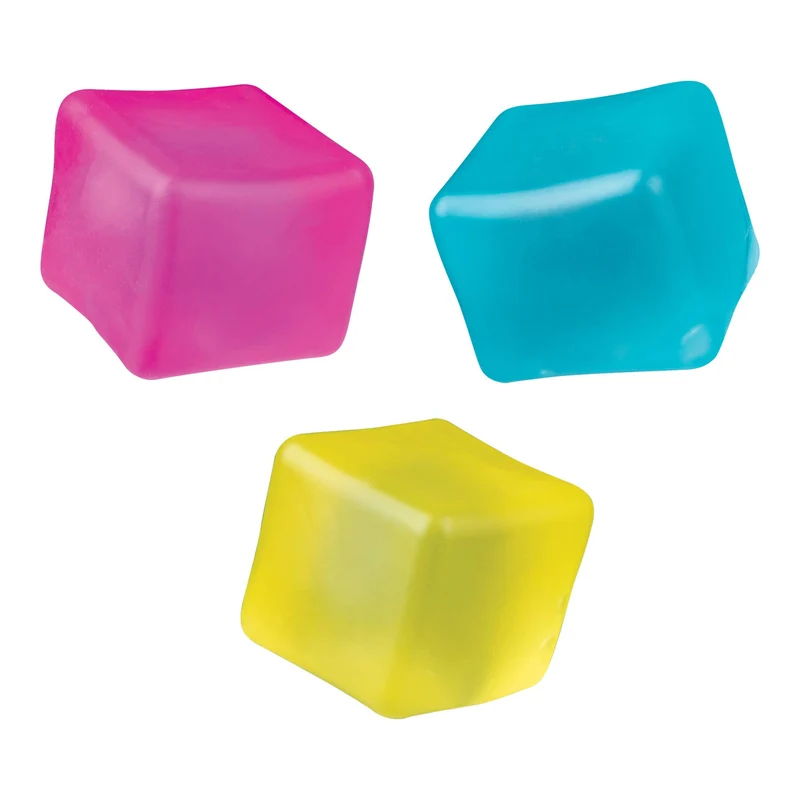 Orb Toys Cool Cubes Glow-in-the-Dark Slow-Rise Squishy Toy