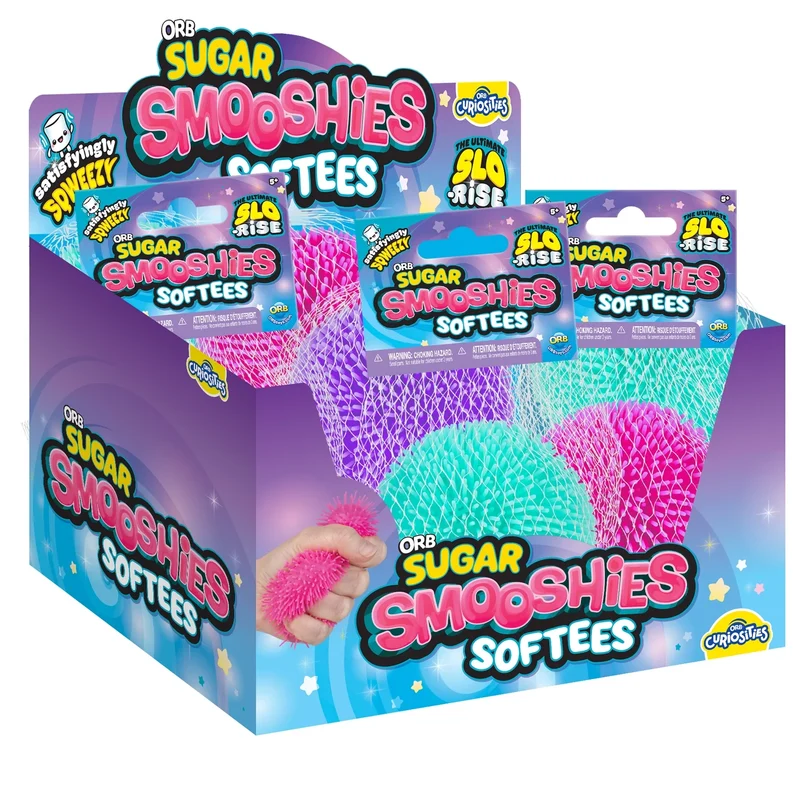 Orb Sugar Smooshies Softees Sensory Fidget Toy 3in
