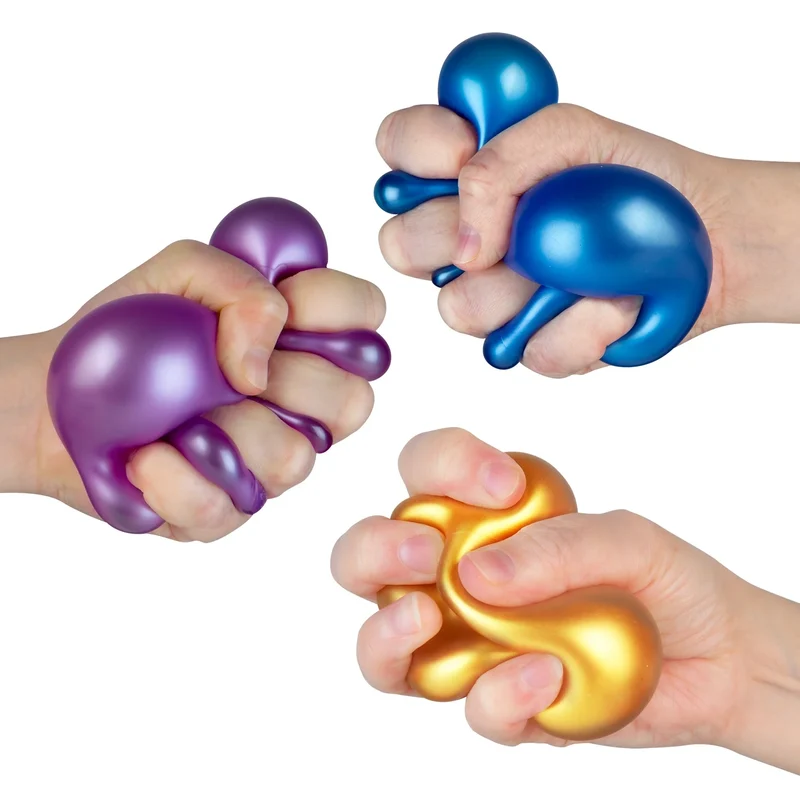 Sugar Smooshies Metallic Sensory Fidget Toy Squishy Ball