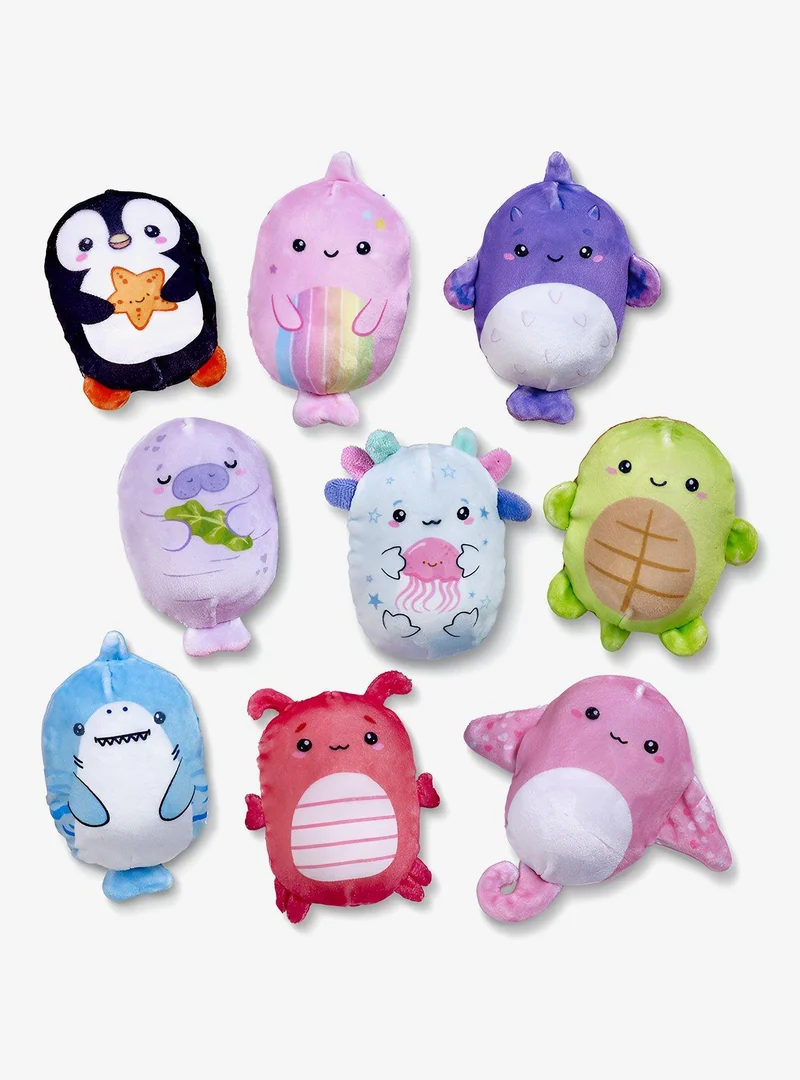 Sea Life Bubble Stuffed Assorted Squishy Plush Toy - Single