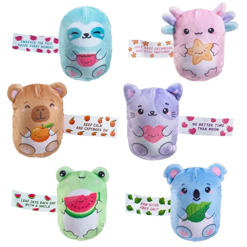 Top Trenz Bubble Stuffed Squishy Friends Emotional Support Plush - Single