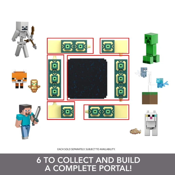 Minecraft Action Figures & Accessories Collection