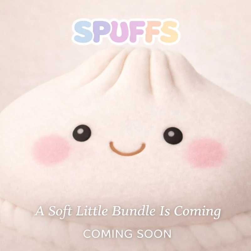 SPUFFS - Sticky Puff Foam Squishies - Dumpling