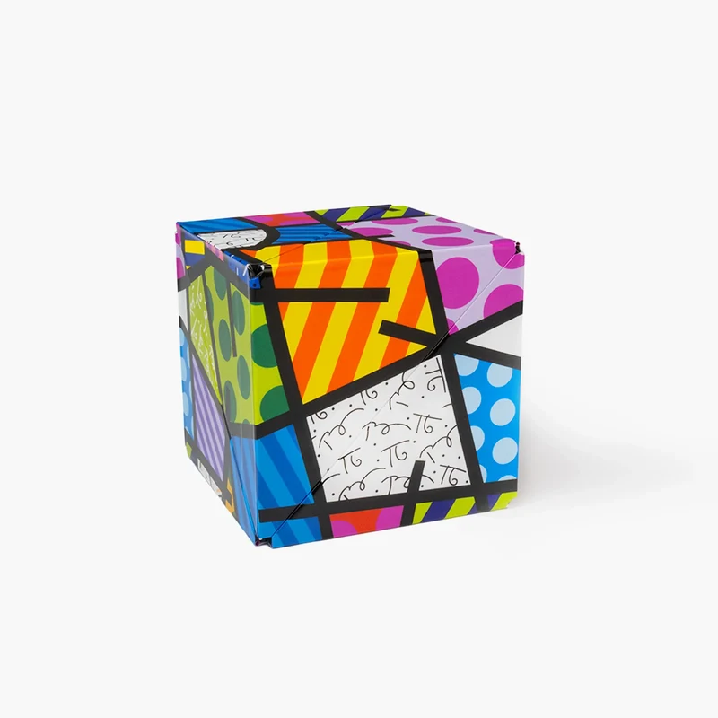 Colorful Landscape Britto Shashibo Magnetic Puzzle Cube Fidget Toy