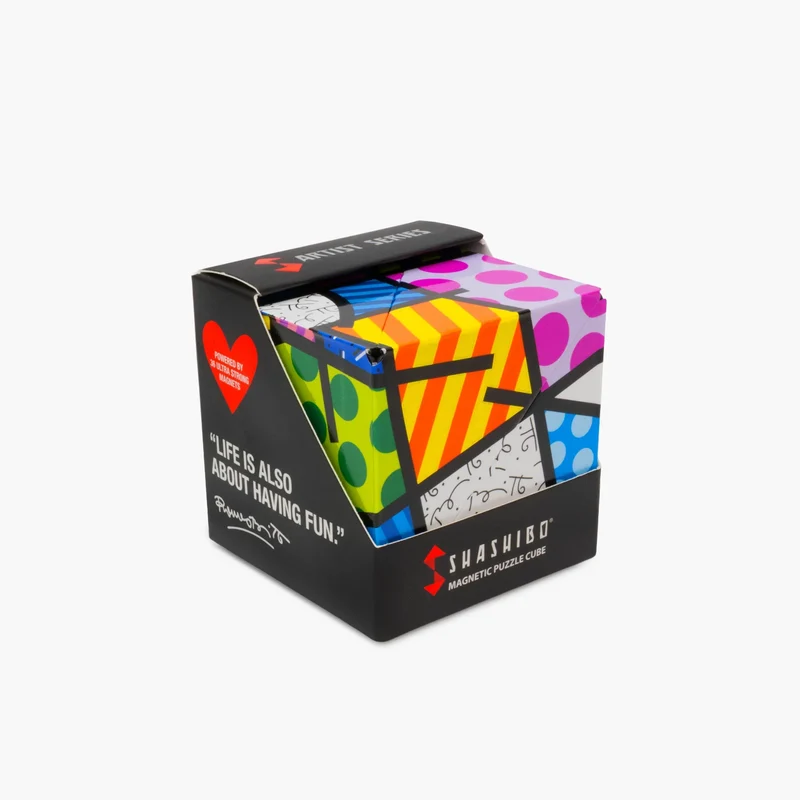 Colorful Landscape Britto Shashibo Magnetic Puzzle Cube Fidget Toy