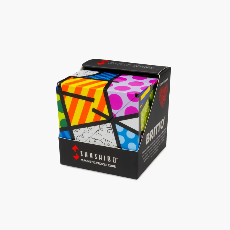Colorful Landscape Britto Shashibo Magnetic Puzzle Cube Fidget Toy