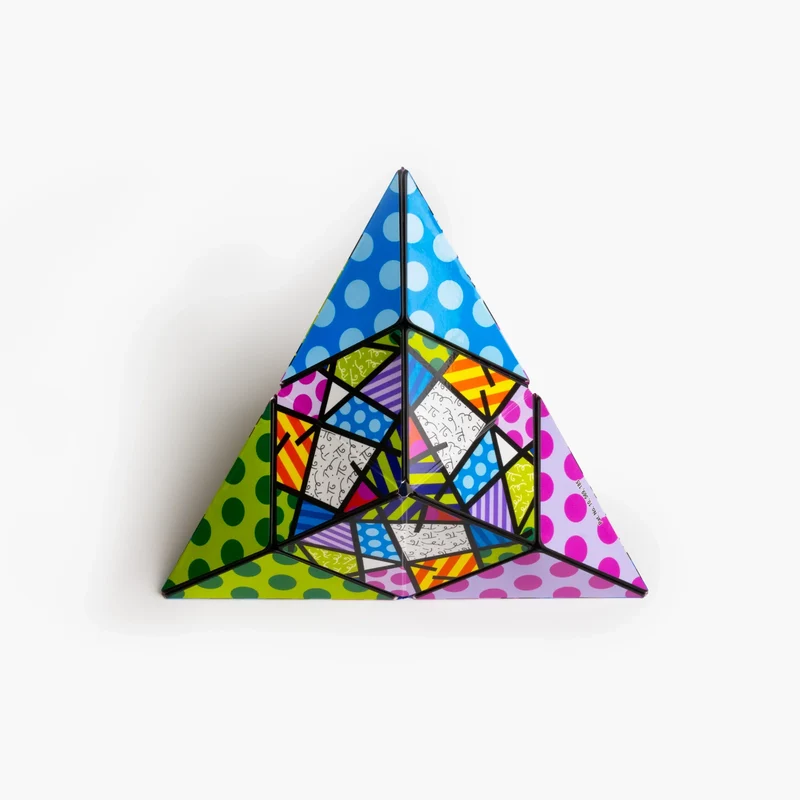 Colorful Landscape Britto Shashibo Magnetic Puzzle Cube Fidget Toy