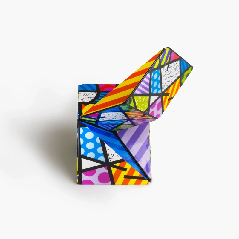 Colorful Landscape Britto Shashibo Magnetic Puzzle Cube Fidget Toy