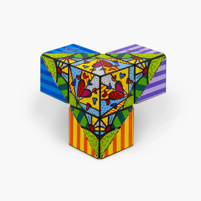 Colorful Landscape Britto Shashibo Magnetic Puzzle Cube Fidget Toy