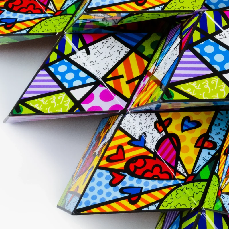 Colorful Landscape Britto Shashibo Magnetic Puzzle Cube Fidget Toy