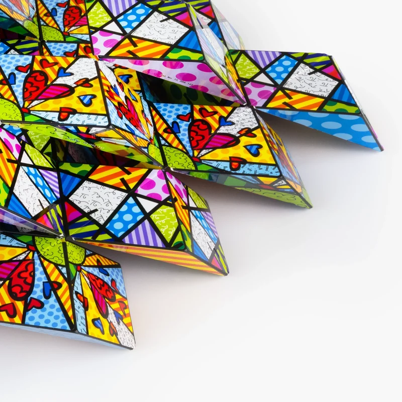Colorful Landscape Britto Shashibo Magnetic Puzzle Cube Fidget Toy
